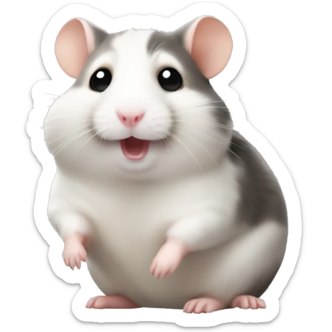 Cute hamster  sticker