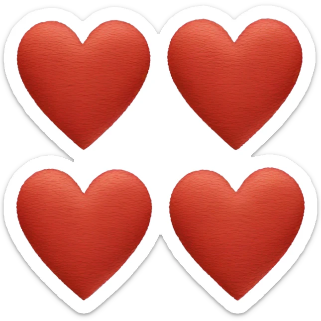 Heart sticker
