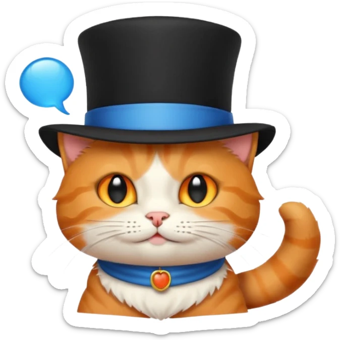 fais moi des emoji basés sur des jeux de mots associés au mot : « chat » sticker