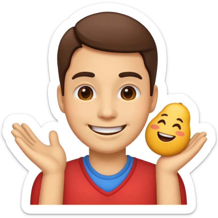 create a person emoji of Barcushake is the superpower name The mover & shaker who stays organised sticker