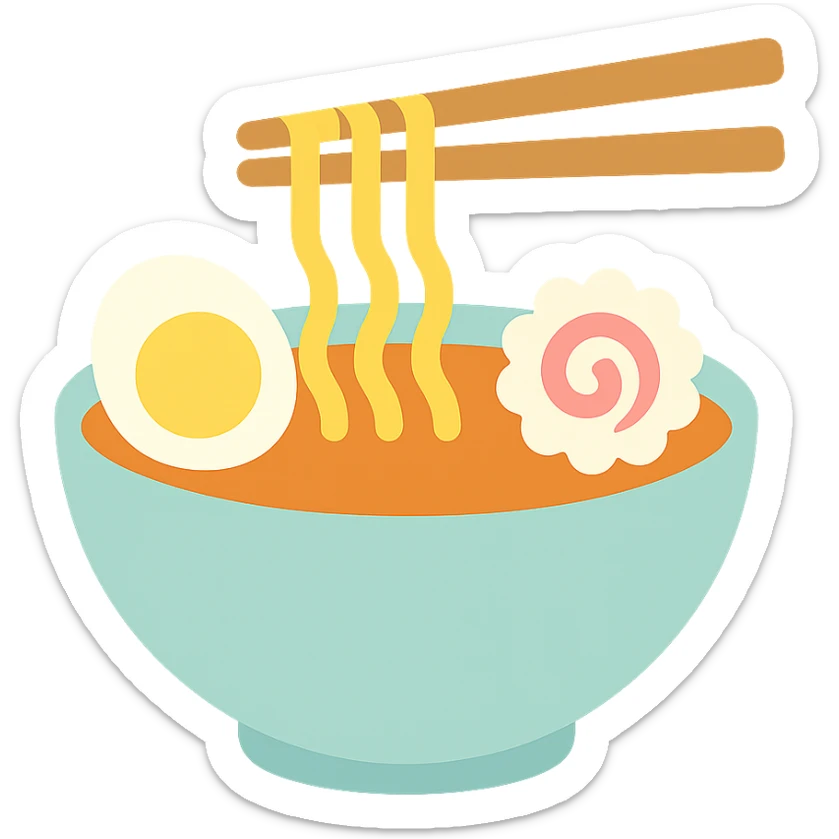 ramen bowl sticker