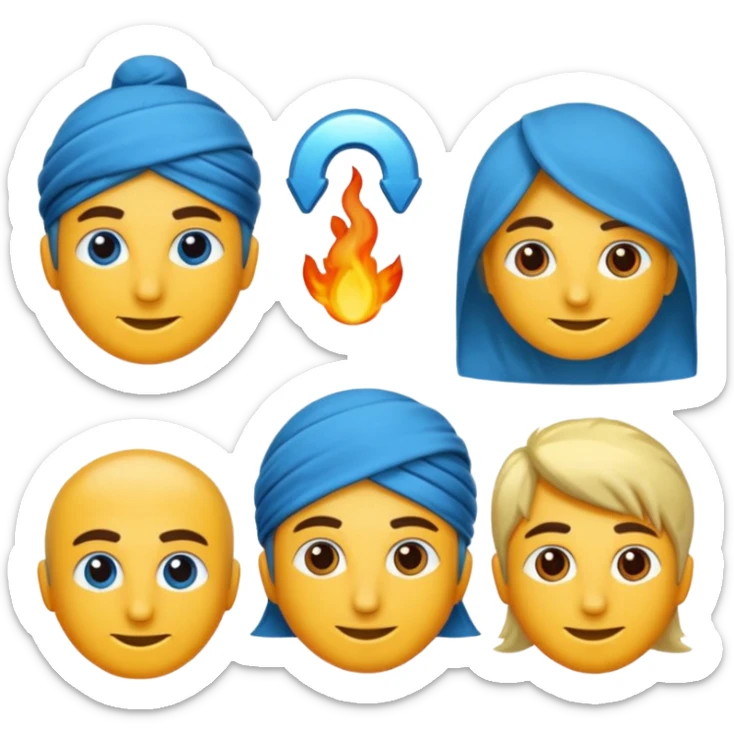 🟦bunun içinde ok işareti olsun ve mavi olsun ve yuvarlak olsun sticker