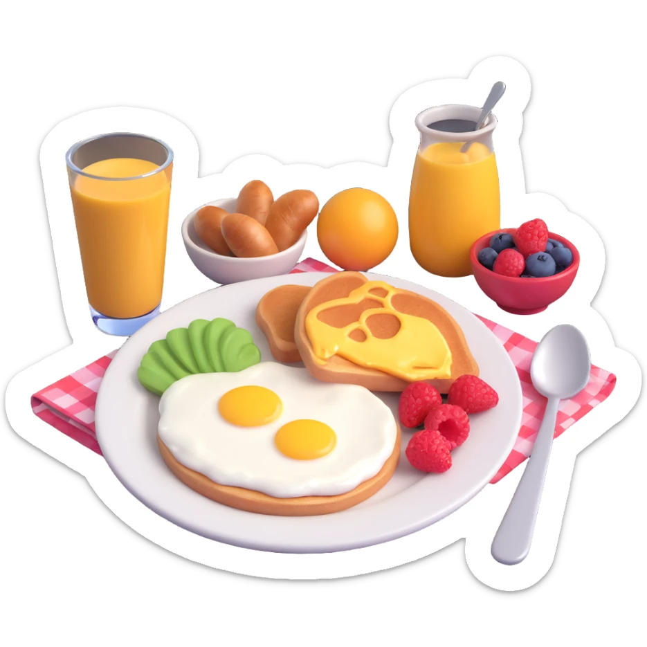 breakfast sticker