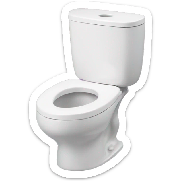 Skibibi toilet but the toilet is a unicorn toilet sticker