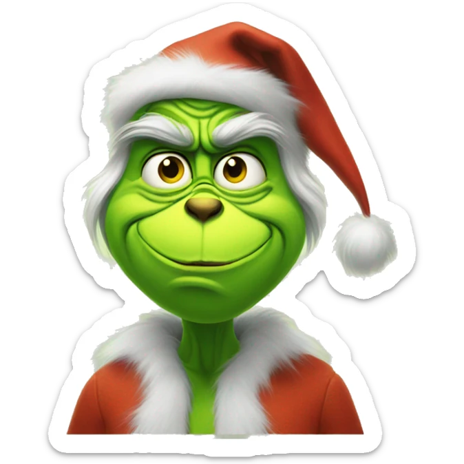 Grinch sticker