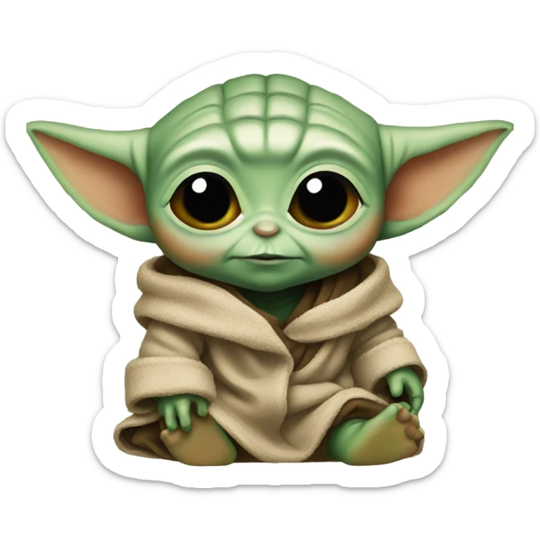 Baby yoda sticker