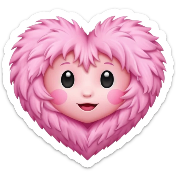 I want all pink emoji which are cute for girlie photo sticker