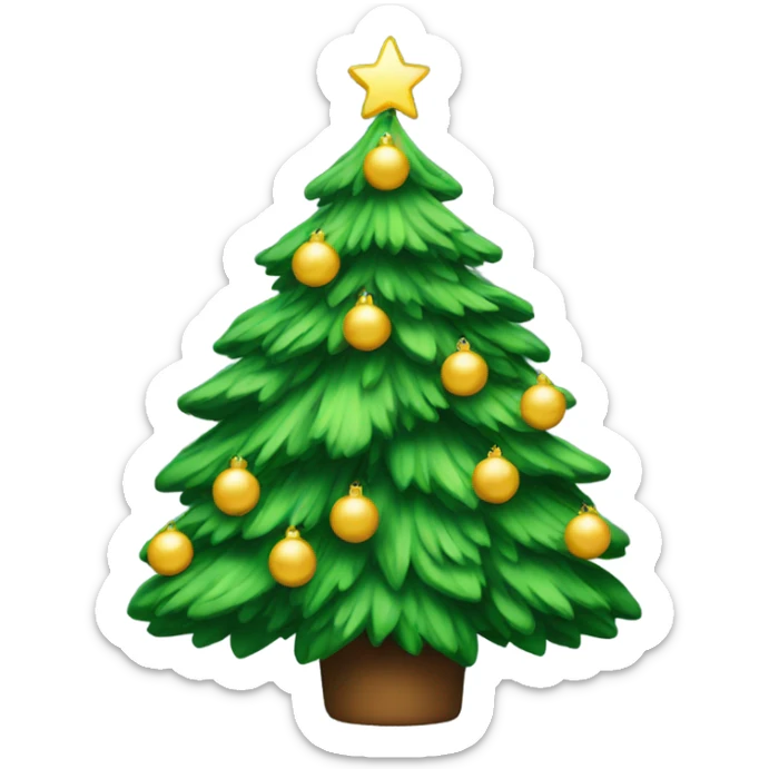 Christmas tree  sticker