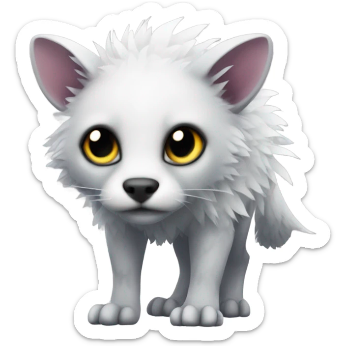 Modern Feral Rare Fantasy Vernid-Trico-species by LiLaiRa, random markings, full body sticker