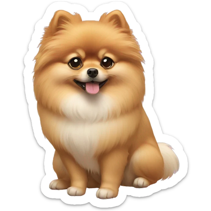 Pomeranian  sticker