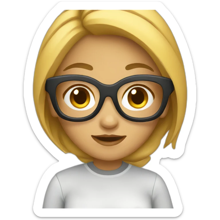 Tech company girl sticker