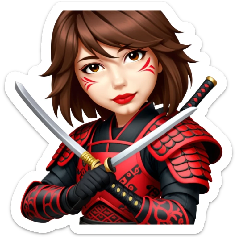 Daring Samurai sticker