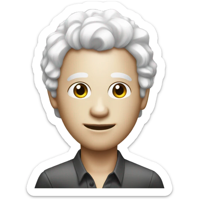 a man with a white skin color in the form of a disco ball



 sticker