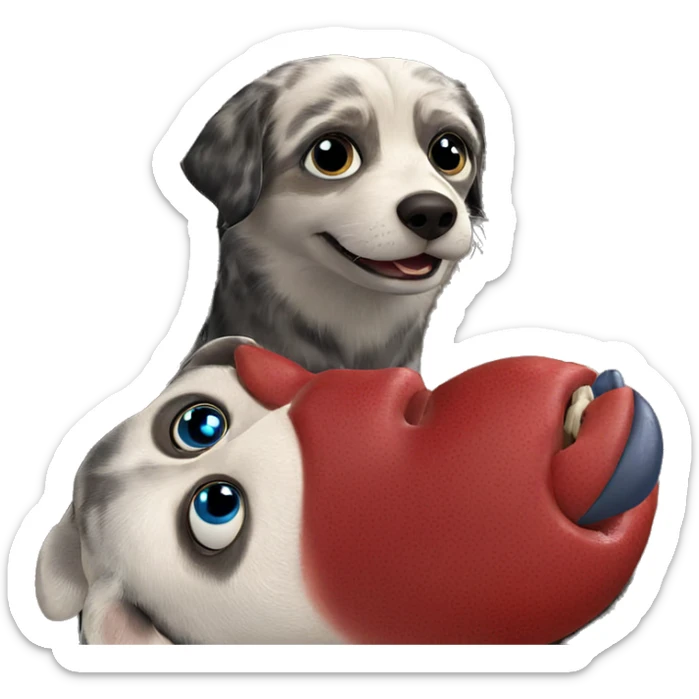 delicious meal for animals sticker