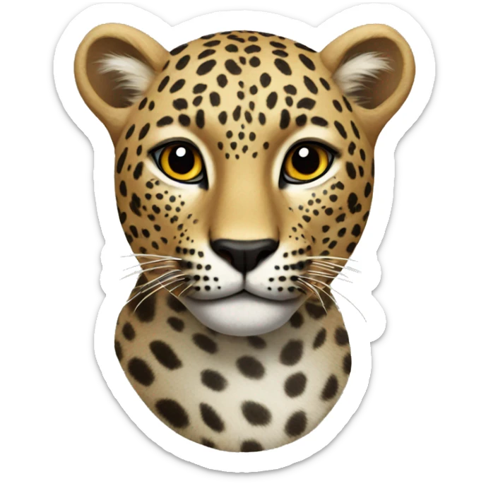 Leopard sticker
