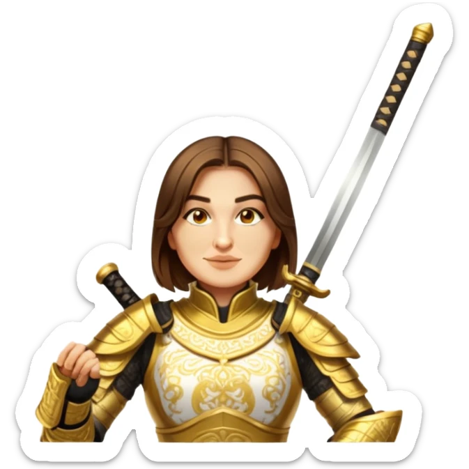 Golden Samurai sticker