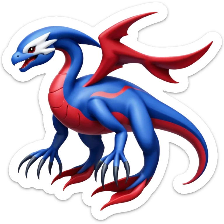Yveltal-Kyogre-Lugia-Fakémon-hybrid-creature (full body)  sticker
