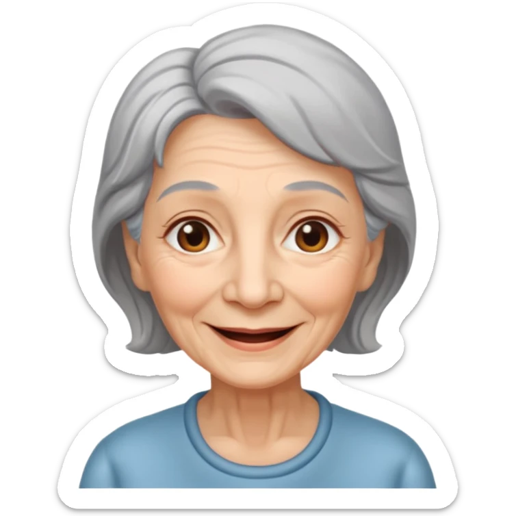 The kind and amiable grandmother in Grimm's fairy tales sticker