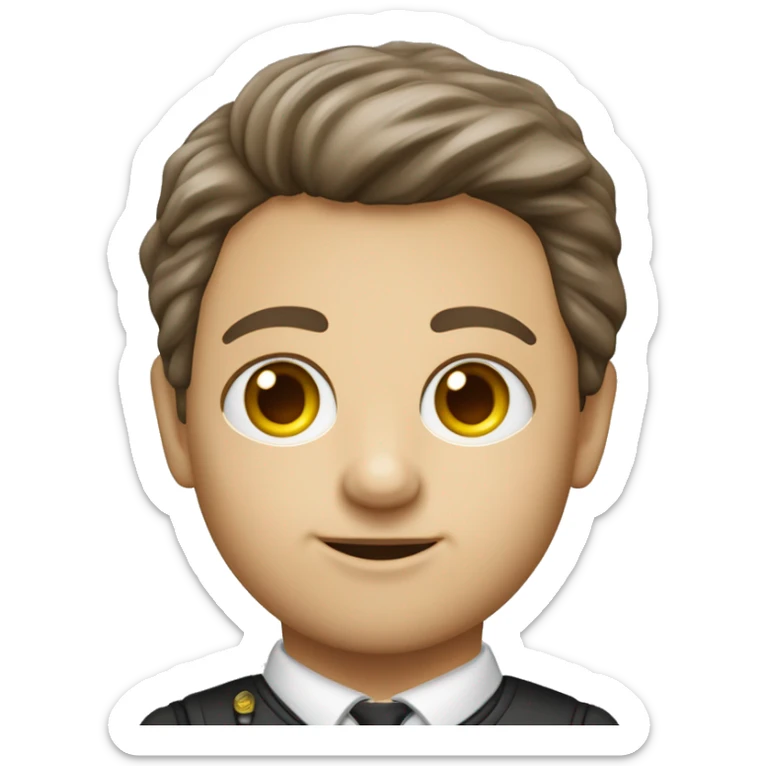 ein mensch (gesicht) der die augen zusammenkneift und dabei ganz doll lächelt sticker