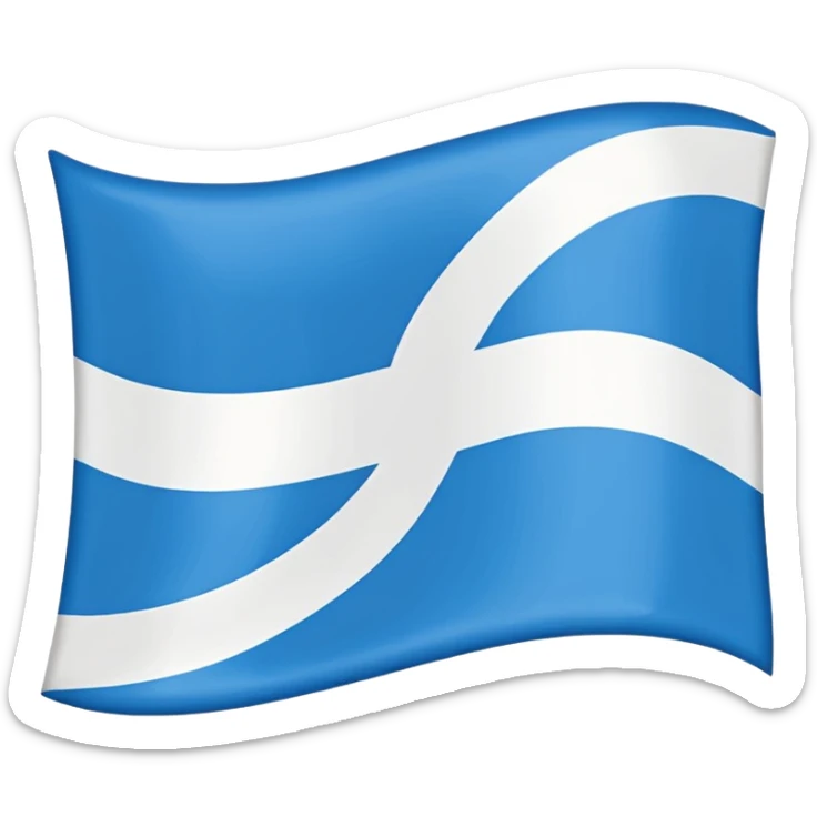 Hazme la bandera de la comunidad autónoma de galicia (España) sticker