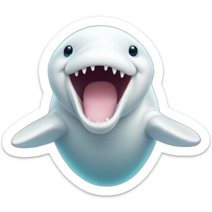 Beluga sticker