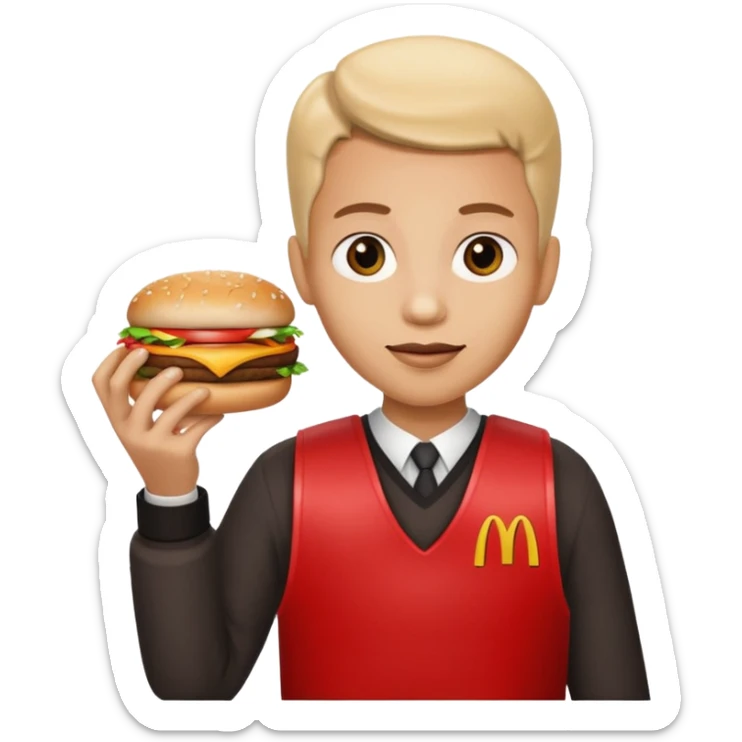 mcdonald sticker