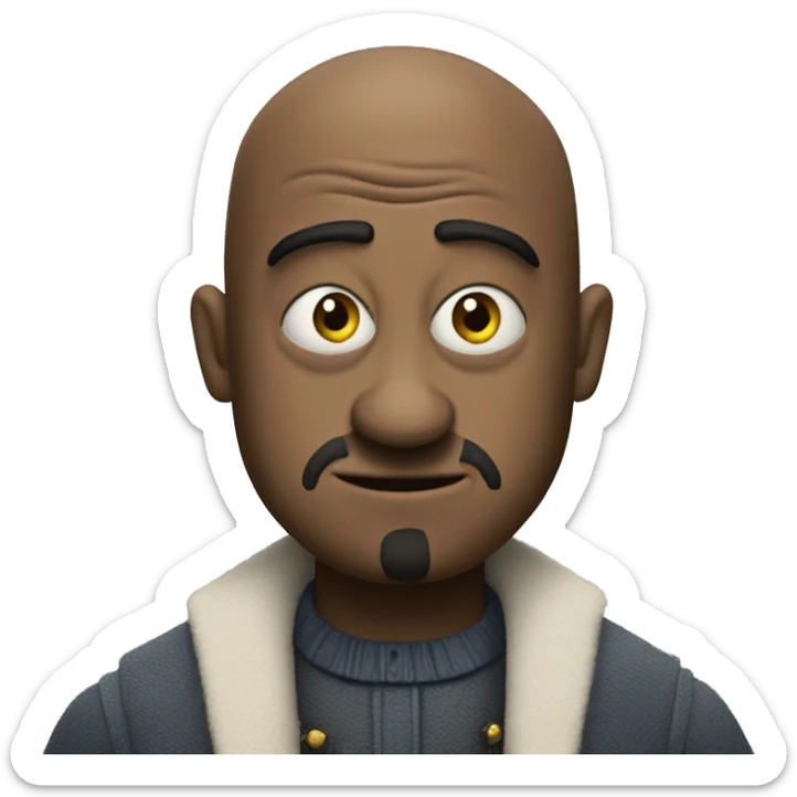 villain of the new minions movie Maxime Le mal sticker