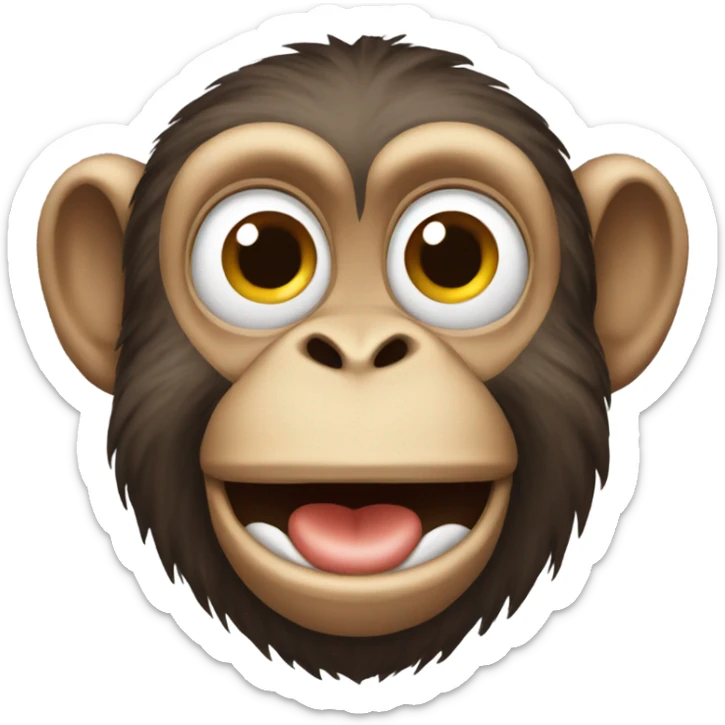 Monkey sticker