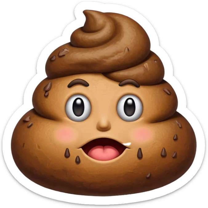 the poop emogi, a pile of poop in trumps image   none of those are what i want sticker