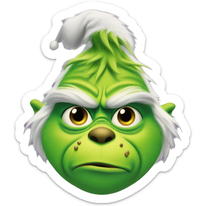 Grinch sticker