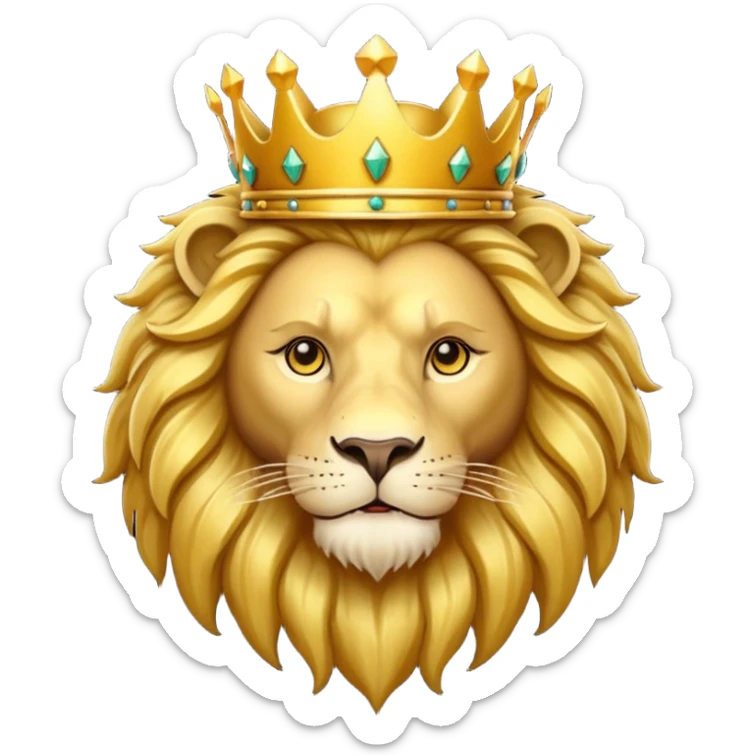  The logo features a crowned lion, The lion's crown signifies the team's aspiration to be the champions of the IPL, conveying a sense of royalty and excellence. The gold color symbolizes prestige and success, while the red background represents energy and passion.  sticker