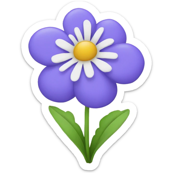 Flower  sticker