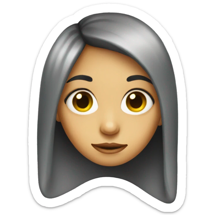 One eyed girl sticker