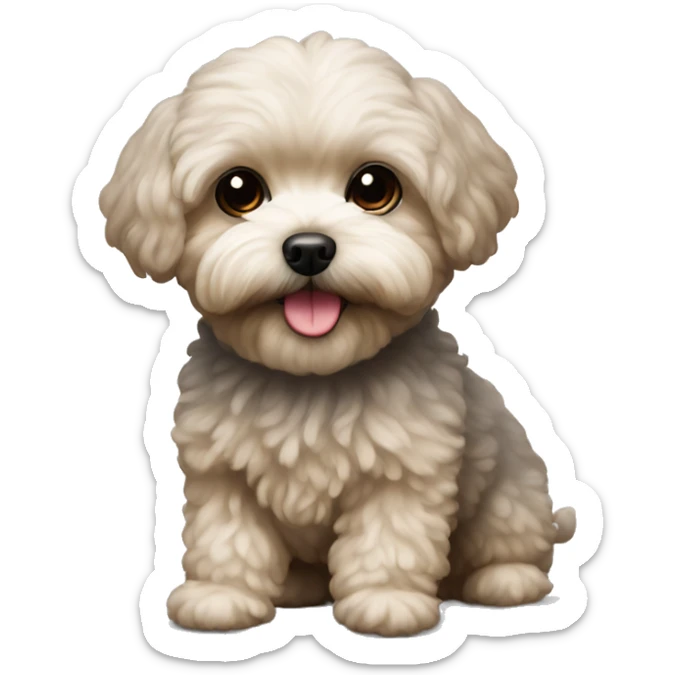 Maltipoo sticker