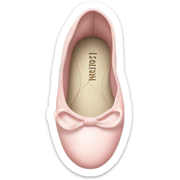 Pale pink ballet shoes sticker