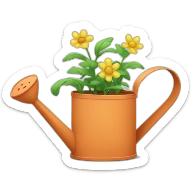 watering can sticker