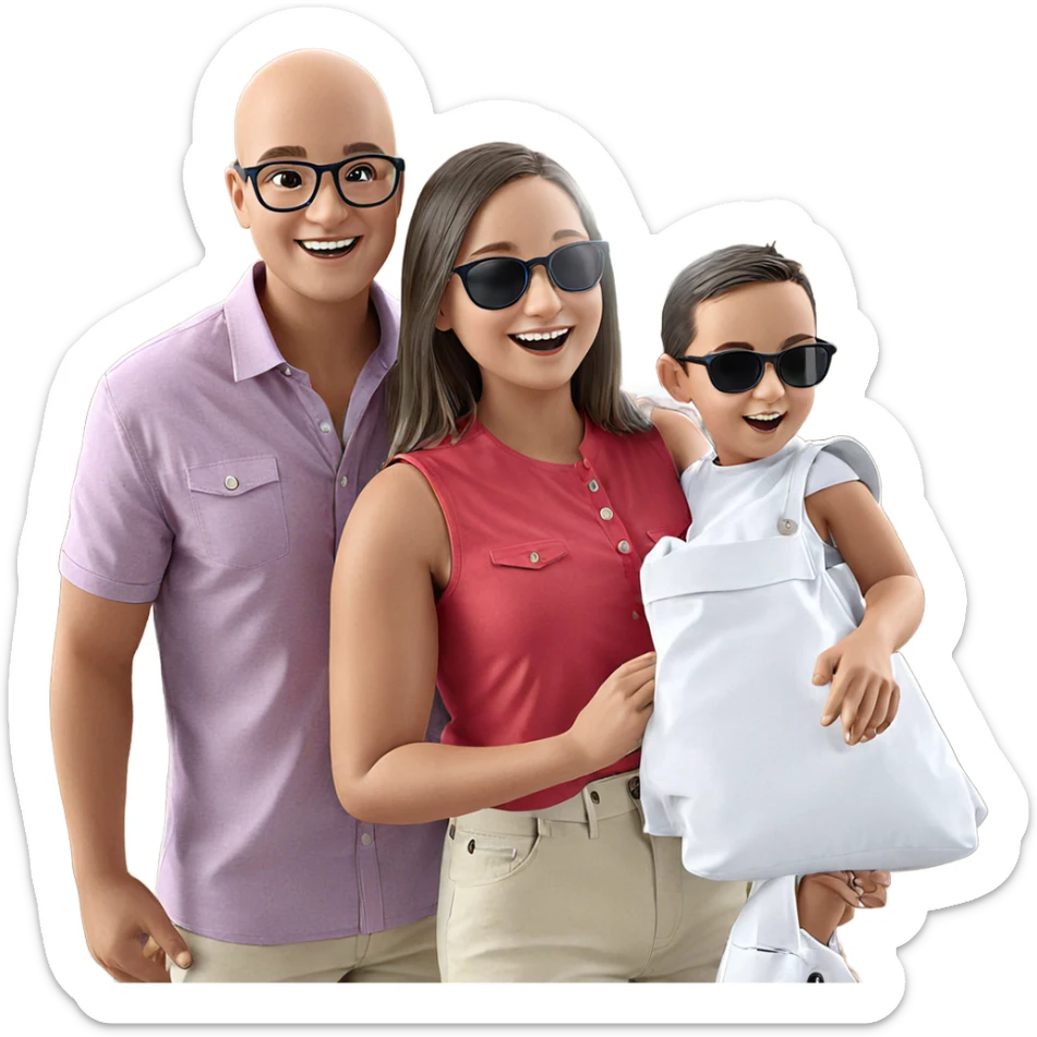 happy group of friends sticker