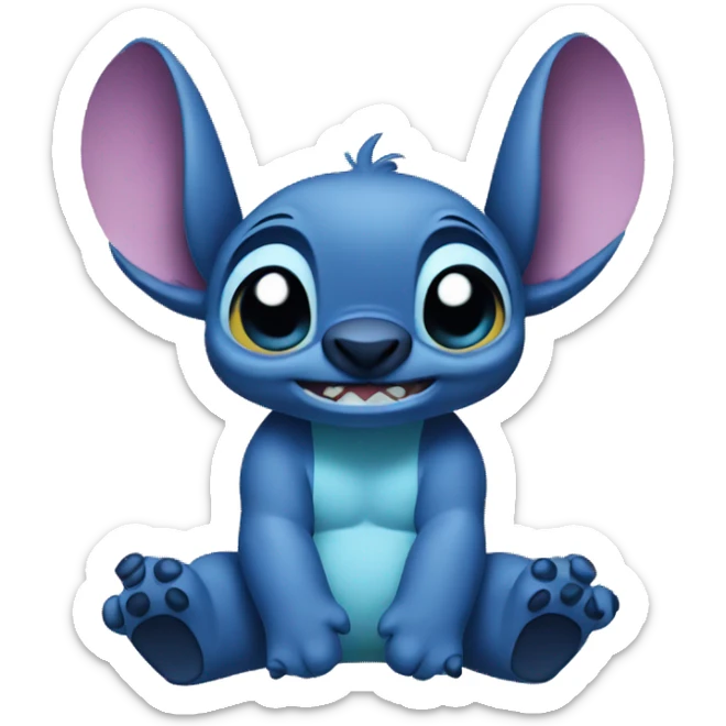 Stitch sticker