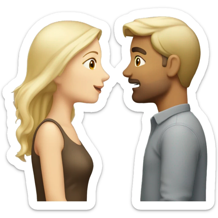 blond-hair-woman-and-gray/brown-hair-man-kisses sticker