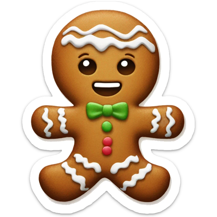 Gingerbread sticker