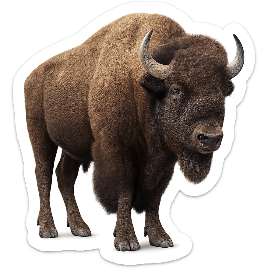 Bison sticker