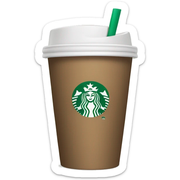 starbucks coffee cup sticker