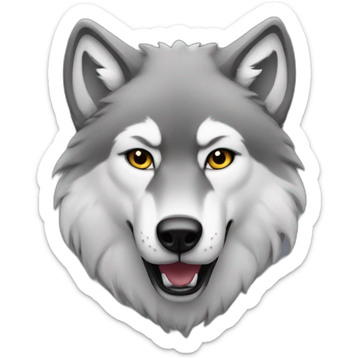 Alpha wolf sticker