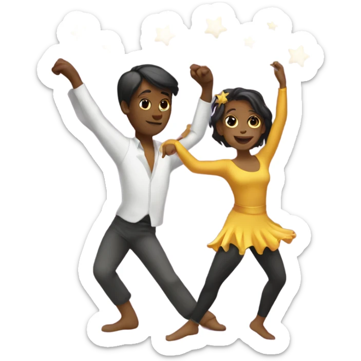 dance with star sticker