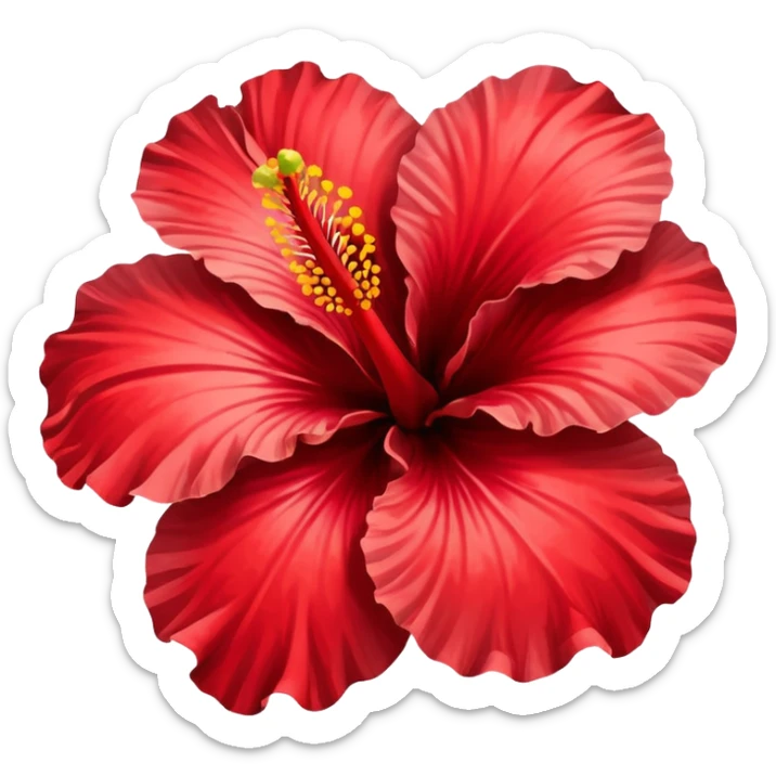 hibiscus sticker