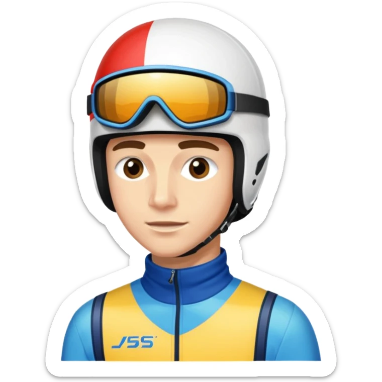 chce motikona skoczka narciarskiego jak w dsj2.pl z gry deluxe ski jump 2  sticker