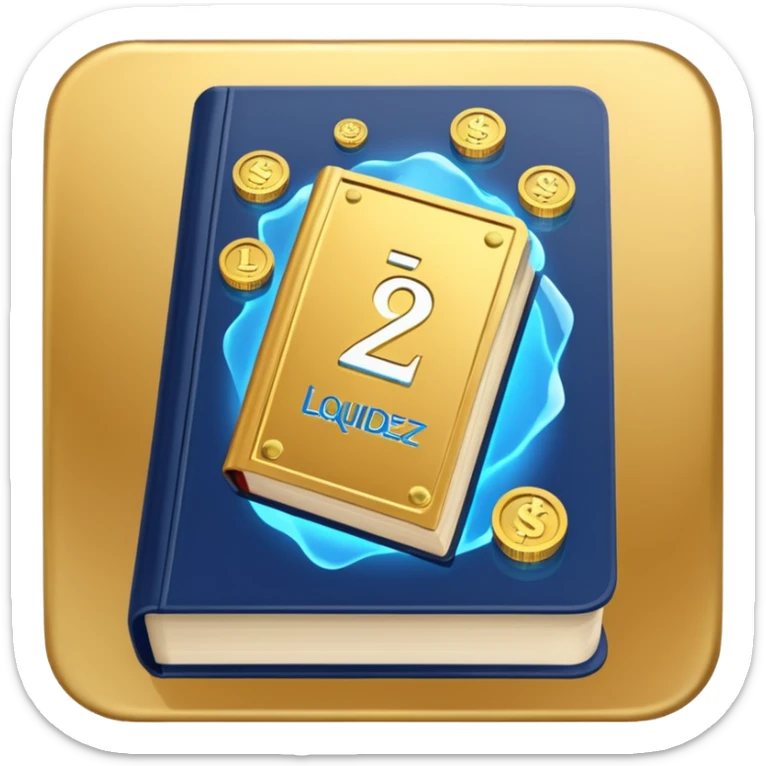 genera un libro que en la portada diga " liquidez" y la foto sea de trading sticker