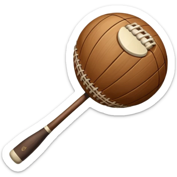 Hurley and sliotar as in what's used for the Irish sport  sticker