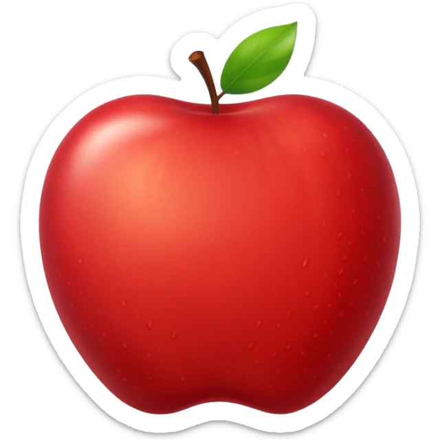 Create an emoji of an energy bar that you can eat. It should look like an apple emoji. sticker