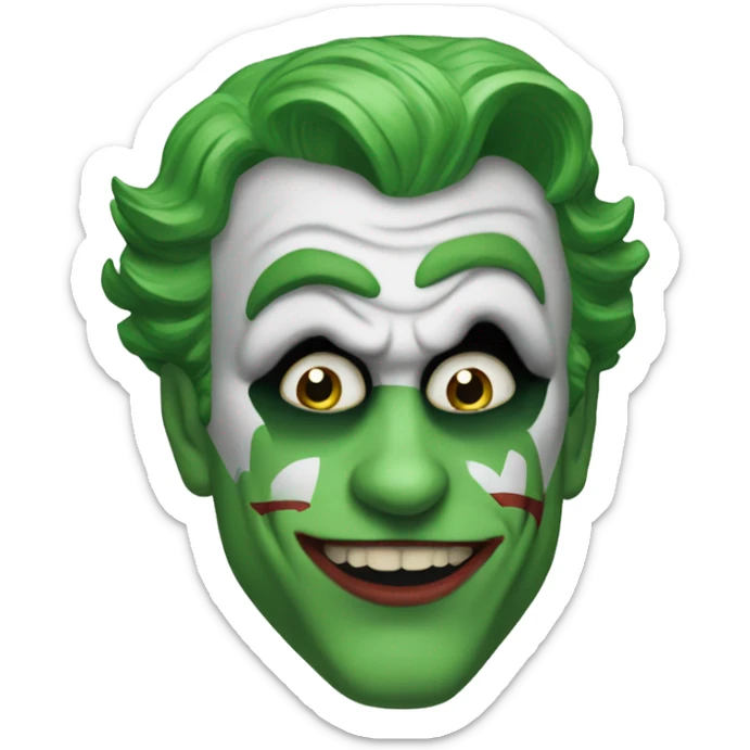 joker verde sticker
